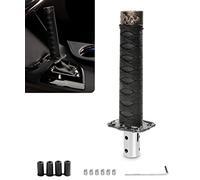 SUJADE YAKEFLY Universal Katana Gear Shifter, Katana Shift Knob Samurai Sword Gear Lever with 4 Adapters (Black)