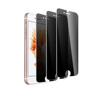 SUJASEN Anti-Spy Tempered Glass Screen Protector for iPhone 7 Plus/8 Plus, Pack of 3 Tempered Glass, Scratch-Resistant, Anti-Bubble, 9H Hardness, Ultra Resistant