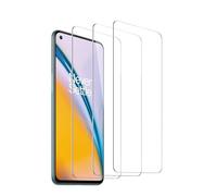 SUJASEN Screen Protector for OnePlus Nord 2 5G/Nord 2T 5G, Pack of 3 Tempered Glass, HD Screen Protector, Scratch-Resistant, Anti-Bubble, 9H Hardness