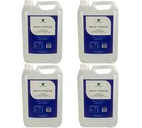 SUJASH Distilled White Vinegar 5ltr Pack of 4 with 5% Acidity for Cleaning, Cooking ,Pickling and marinating