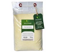 Sujash Semolina Fine 5Kg Flour for Pizza Pudding and Daily Home Baking Pack