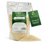 Sujash Urad Dal White 1Kg Indian Pulses for Idli Vada and Home Meal Cooking