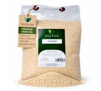 SUJASH Urad Dal White 5Kg | Premium Split Black Gram Lentils | High Protein Pulses for Indian Cooking | Ideal for Dosa Batter Idli Vada | Natural Skinned Urid Dal for Daily Use & Bulk Cooking