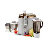Sujata Powermatic Maxima 900 Watts 4 In 1 Juicer Mixer Grinder With 3 Jars (White)