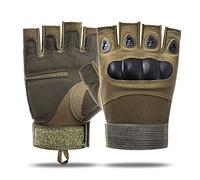 SUJAYU Outdoor Gloves for Men - Knuckle Protection Workout Gloves - Training & Fingerless