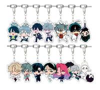 SUJEBRAN 14 Alien Stages Key Chain Alien Stages Cool Figures Collection Acrylic Key Ring Set for Fans Fashion Bag Charms