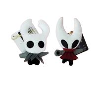 SUJEBRAN 2 Hollow Knights Silksongs Knight&Hornet Chibi Figure Plush Toys Hollow Knights Doll Toy Cute Mini Characters Plush Puppet 12cm for Fans