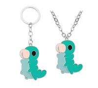 SUJEBRAN 2 Pack Hollow Knights Cosplay Necklace Keychain Hollow Knights Key Chain Accessories Jewellery Set (D)