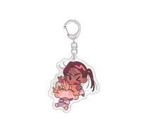 SUJEBRAN Alien Stages Key Chain: Anime Alien Stages Cute Figures Collection Acrylic Key Ring Fashion Bag Charms for Fans, Teen (05)