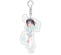 SUJEBRAN Alien Stages Keychain Anime Figures Collection Alien Stages Acrylic Key Ring Fashion Bag Charms (4)