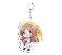 SUJEBRAN BanG Dreams Figure Keychain Anime Collection BanG Dreams Acrylic Keyring Fashion Charms for Bag Car Key (04)