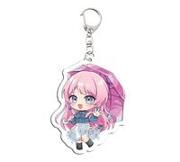 SUJEBRAN BanG Dreams Figure Keychain Anime Collection BanG Dreams Acrylic Keyring Fashion Charms for Bag Car Key (01)