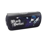 SUJEBRAN Black Butlers Pencil Case for Boys Girls, Large Capacity Pencil Cases Big Storage Pencil Bag Pen Pouch, Portable Office Stationary Organiser Supplies Makeup Bag (Multicolor01)