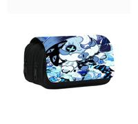 SUJEBRAN Cookies Run Kingdoms Pencil Case Large Capacity Pencil Bag Pen Pouch Portable Office Stationary Organiser Supplies Makeup Bag (Multicolor01)