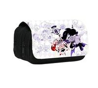 SUJEBRAN Cookies Run Kingdoms Pencil Case Large Capacity Pencil Bag Pen Pouch Portable Office Stationary Organiser Supplies Makeup Bag (Multicolor04)