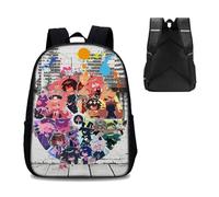 SUJEBRAN Fundamental Paper Educations School Backpack for Teen Students Age 8+, 38 Cm / 15 Inch Large Capacity Multi-layer Bookbag, Waterproof College Rucksack for Travel/Work (Multicolor2)