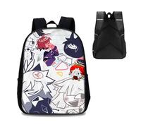 SUJEBRAN Fundamental Paper Educations School Backpack for Teen Students Age 8+, 38 Cm / 15 Inch Large Capacity Multi-layer Bookbag, Waterproof College Rucksack for Travel/Work (Multicolor1)