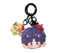 SUJEBRAN Love Deepspace Figure Keychain Love Deepspace Keyring Resin 3D Pendant Love Deepspace Cosplay Accessories (D)