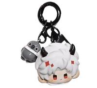 SUJEBRAN Love Deepspace Figure Keychain Love Deepspace Keyring Resin 3D Pendant Love Deepspace Cosplay Accessories (A)