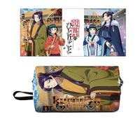 SUJEBRAN The Apothecary Diary Pencil Case for Boys Girls, Large Capacity Pencil Cases Big Storage Pencil Bag Pen Pouch, Portable Office Stationary Organiser Supplies Makeup Bag (Multicolor03)