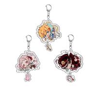 SUJEBRAN Toilet Bounds Hanako-kun Key Chain Cute Figures Collection Acrylic Key Ring Set Hanako-kun Bag Charms 3 Pcs