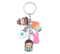 SUJEBRAN Toilet Bounds Hanako Kun Keychain Five Figures Collection Key Ring Fashion Bag Charms
