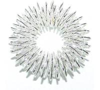 Sujok Ring Super Max Silver-for Finger-Acupressure-Code 316 (5 Piece)