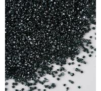 Sujoygar Black Cake Sprinkles, 130g Edible Sugar Crystals for Cake Decorating Cupcake Topper Cocktail Rimming Sugar On Christmas Halloween Baby Shower Birthday Wedding Party