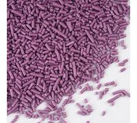 Sujoygar Purple Sugar Strands - 130g Purple Cake Sprinkles for Cupcake Topper Baking Decorations On Baby Shower Birthday Wedding Party
