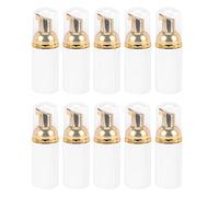 Sujurio 10PCS 30ML Plastic Foaming Bottle Soap Mousses Liquid Dispenser,Froth Shampoo Lotion Bottling Foam Bottles