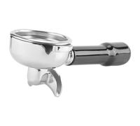 Sujurio 58MM Stainless Steel Coffee Machine Bottomless Filter Holder Portafilter for/Expobar Double Mouth/ E61/ FAEMA