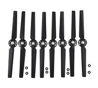 Sujurio 8Pcs Propeller for Yuneec Q500 Typhoon 4K Camera Drone Spare Parts Quick Release Self Locking Props Replacement Blade(Black)