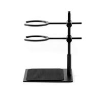 Sujurio Adjustable Double Filter Cup Holder for Pour over Coffee Maker, Aluminum Alloy Dripper Stand, Coffee Drip Brewer Rack