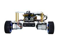 Sujurio Programming Smart Robot Bluetooth Car Smart Robot Kit Replacement Spare Parts Accessories Electronic Assembly Kit Remote Control DIY Learning Kit