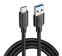 Sujurio USB3.2 10Gbps Type C Cable USB A to Type-C 3.2 Data Transfer USB C SSD Hard Disk Cable PD 60W 3A Quick Charge 3.0,1M