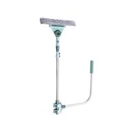 Sujurio Water Sprays Window Mesh Screen Brush Window Cleaner Magic Broom Wiper Telescopic Long Handle Mop Squeegee Cleaning Tool