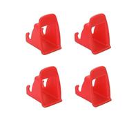 SUKADE 4 Pcs ISOFIX Baby Car Seat Installation Guide, Secure & Durable Child Safety Seat Anchor Guide Slot, Quick Positioning and Universal Fit for Most Vehicles (Red)