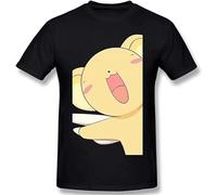 sukanosi Cardcaptor Sakura Casual Mans T-Shirt Black Shirt Men's Top Tee
