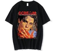 sukanosi Cool Scream Movie Scream Horror Movie Shirt Billy Loomis T Shirt Movie Shirt We All Go A Little Mad Billy T Shirts Mens Black