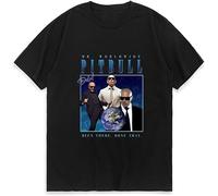sukanosi Mr.Worldwide Homage T Shirt Men Womwn European and American Trend All-Match T-Shirt Male Fashion Print Short Sleeve Tees Black