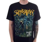 sukanosi Suffocation Men's Pierced from Within T Shirt Black