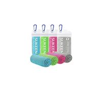 Sukeen 4 Pack Cooling Towel (40"x12"), Ice Towel, Soft Breathable Chilly Towel, Fast Drying Microfiber Cool Towel for Yoga, Pilates, Golf, Sport, Gym,