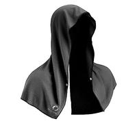 Sukeen Cooling Hoodie Towel for Men, Cooling Towels for Neck and Face, Cools When Wet Cooling Neck Wraps, Sport Workout Camping Cycling Cool Towel for Hot Weather (Black)