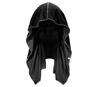 Sukeen Cooling Hoodie Towel for Men, Quick Drying Absorbent Cooling Towels for Neck and Face, UV Sun Protection Cooling Neck Wraps, Sport Workout Camping Cycling Cool Towel for Hot Weather(Black)