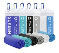 Sukeen Cooling Towel 40" x 12" Soft Breathable Microfiber for Yoga, Golf, Gym, Camping, Running, Training and Other Activities