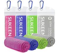 Sukeen Cooling Towel(40"x12") Microfiber Cool Towel,Soft Breathable Chilly Towel for Yoga, Golf, Gym, Camping, Running, Workout & More Activities