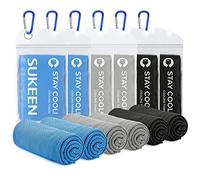 Sukeen Cooling Towel 6 pack, Coolings Towels for Neck Cool Towel for Instant Cooling Relief, Cold Towels for Hot Weather Cooling Scarf for Neck for Running Golf Hiking & Outdoors sports
