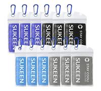 Sukeen Cooling Towels for Neck and Face, Cooling Towel 12 Pack, Soft Breathable Sports Cooling Towels Towel for Workout, Yoga, Golf, Gym, Camping, Sport, Running(40" x 12")