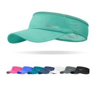 Sukeen Sports Sun Visor Men Women Lightweight Packable Cooling Stretchy Visor Hat for Running, Tennis, Golf Lake Blue, Lake Blue, One size