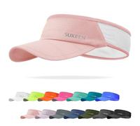Sukeen Sports Sun Visor Men Women Lightweight Packable Cooling Stretchy Visor Hat for Running, Tennis, Golf